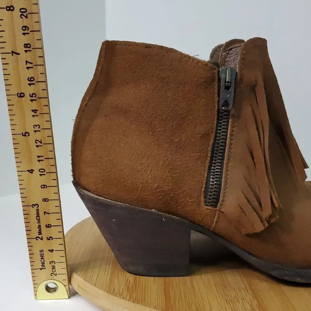 Old Gringo Latika Fringe Ankle Boots Booties Women's Size 9.5
